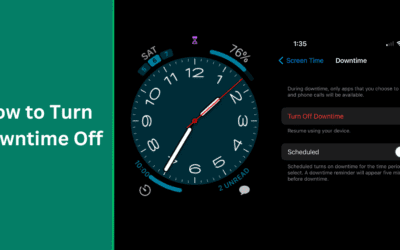 How to Turn Off Downtime on Apple Watch: Tips for Better Control