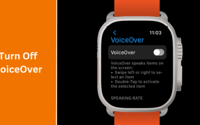 Apple Watch VoiceOver Won’t Turn Off (How To Fix It)