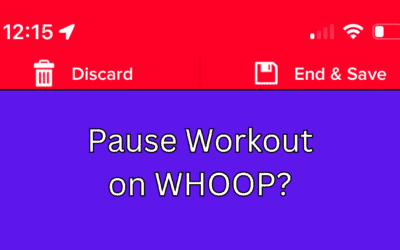 How to Pause Workout on WHOOP (What You Need to Know)